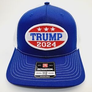 MAGA Trump 2024 Richardson 112 Trucker Mesh Snapback Hat Cap